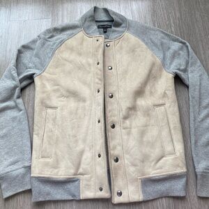 Banana Republic suede bomber jacket